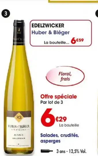 Maximo Edelzwicker huber & bléger offre