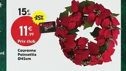 Maxi Bazar Couronne Poinsettia offre