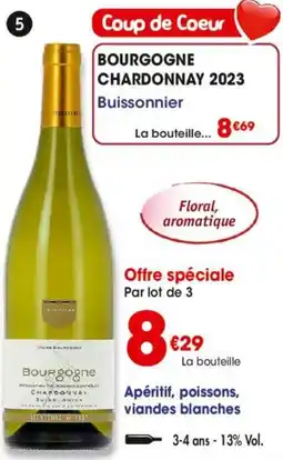 Maximo Bourgogne chardonnay 2023 buissonnier offre