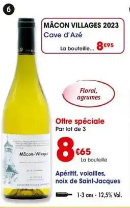 Maximo Mâcon villages 2023 cave d'azé offre