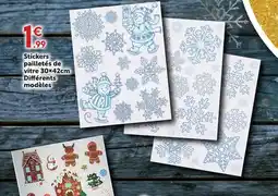 Maxi Bazar Stickers pain d'épice de vitre offre