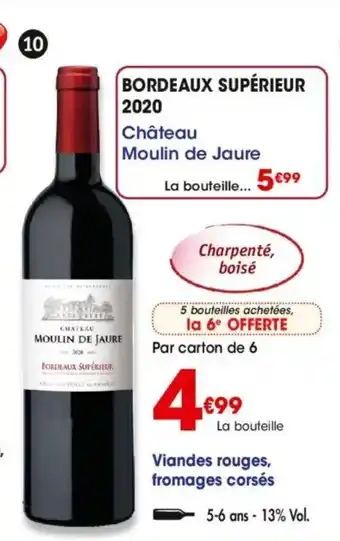 Maximo Bordeaux supérieur 2020 château moulin de jaure offre
