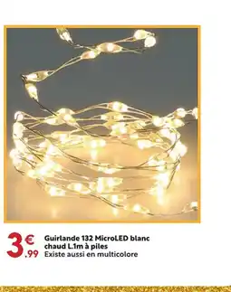 Maxi Bazar Guirlande 132 MicroLED blanc chaud offre