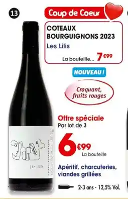 Maximo Coteaux bourguignons 2023 les lilis offre