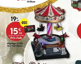 Maxi Bazar Manège 4 LED offre