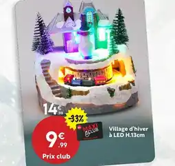 Maxi Bazar Village d'hiver à LED offre
