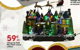 Maxi Bazar Village de Noël Père Noël volant offre