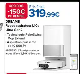 Costco DREAME Robot aspirateur L10s Ultra Gen2 offre