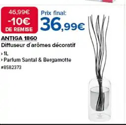 Costco ANTIGA 1860 Diffuseur d'arômes décoratif offre