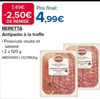 Costco BERETTA Antipasto à la truffe offre