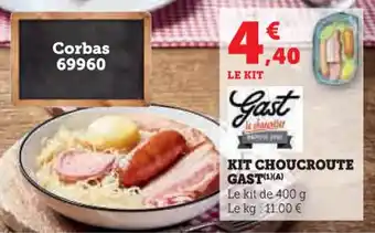 Super U Kit choucroute gast offre