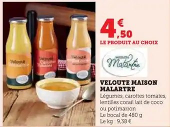 Super U Veloute maison malartre offre