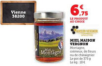 Super U Miel maison vergnon offre