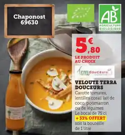 Super U Veloute terra douceurs offre