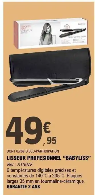 LISSEUR PROFESIONNEL “BABYLISS”