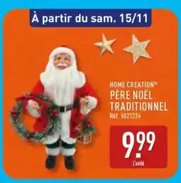 ALDI HOME CREATION PÈRE NOËL TRADITIONNEL offre