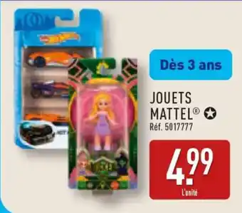 ALDI JOUETS MATTEL offre