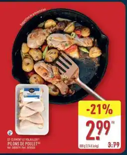 ALDI ST-CLÉMENT LE VOLAILLER PILONS DE POULET offre