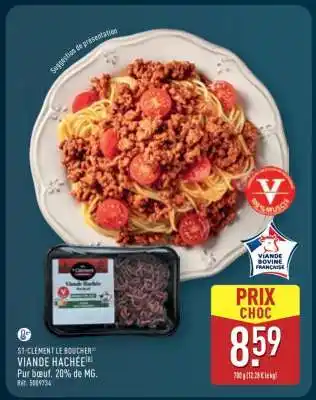 ALDI ST-CLÉMENT LE BOUCHER VIANDE HACHÉE offre