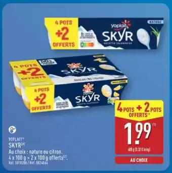 ALDI YOPLAIT Skyr offre