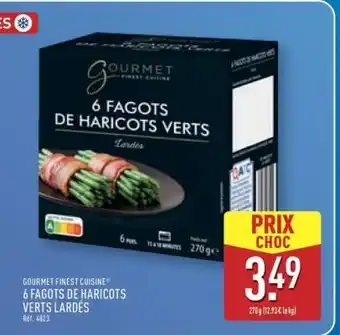 ALDI 6 FAGOTS DE HARICOTS VERTS LARDÉS offre