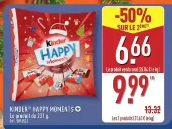 ALDI KINDER HAPPY MOMENTS offre