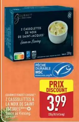 ALDI 2 Cassolette à la Noix de Saint-Jacques offre