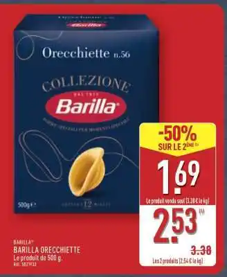 ALDI BARILLA ORECCHIETTE offre