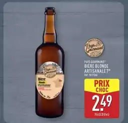 ALDI PAYS GOURMAND BIÈRE BLONDE ARTISANALE 7° offre