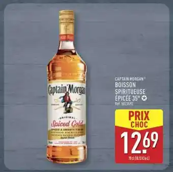 ALDI Captain Morgan Boisson Spiritueuse Épicée 35° offre