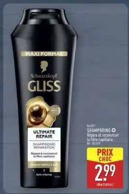 ALDI GLISS Shampooing offre
