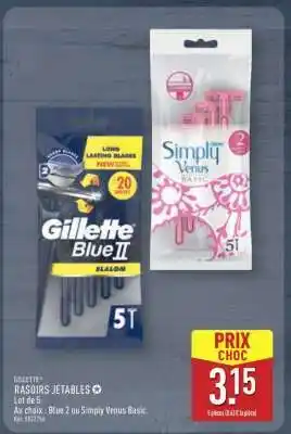 ALDI GILLETTE Rasoirs jetables offre