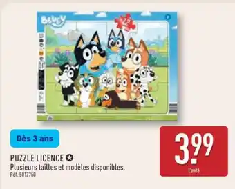 ALDI PUZZLE LICENCE offre