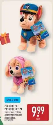 ALDI PELUCHE PAT' PATROUILLE offre