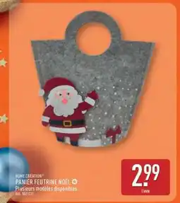 ALDI PANIER FEUTRINE NOËL offre