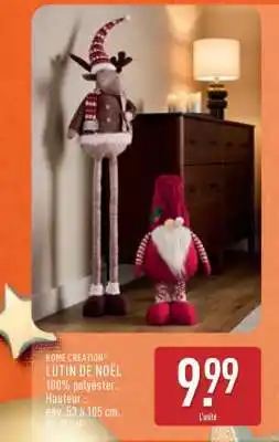 ALDI HOME CREATION LUTIN DE NOËL offre