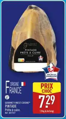 ALDI Pintade prête à cuire offre