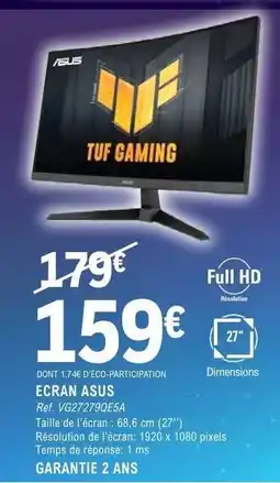 E.Leclerc ECRAN ASUS offre