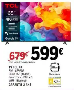 E.Leclerc TV TCL 4K offre