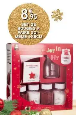 E.Leclerc Set de bougies à faire soi-même 6x8cm offre