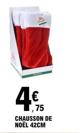 E.Leclerc Chausson de Noël 42cm offre