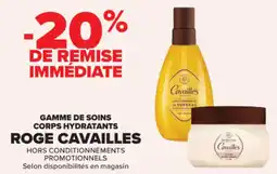 Carrefour Gamme de soins corps hydratants roge cavailles offre