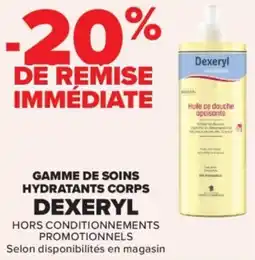 Carrefour Gamme de soins hydratants corps dexeryl offre