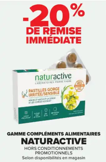 Carrefour Gamme compléments alimentaires naturactive offre