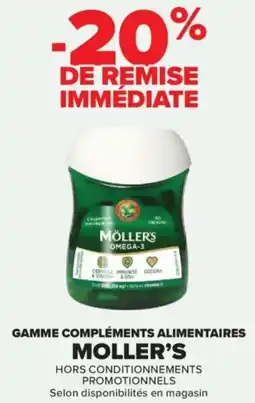 Carrefour Gamme compléments alimentaires moller's offre