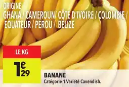Supeco Banane offre