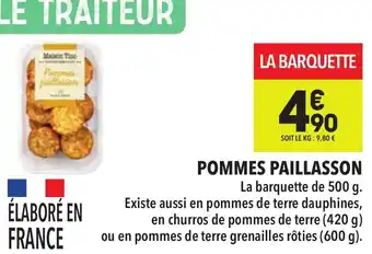 Supeco Pommes paillasson offre