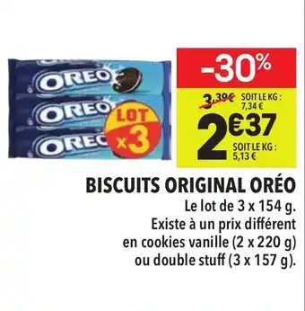 Supeco Biscuits original oréo offre