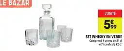 Supeco Set whisky en verre offre