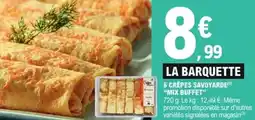 E.Leclerc Express 6 crêpes savoyarde mix buffet offre